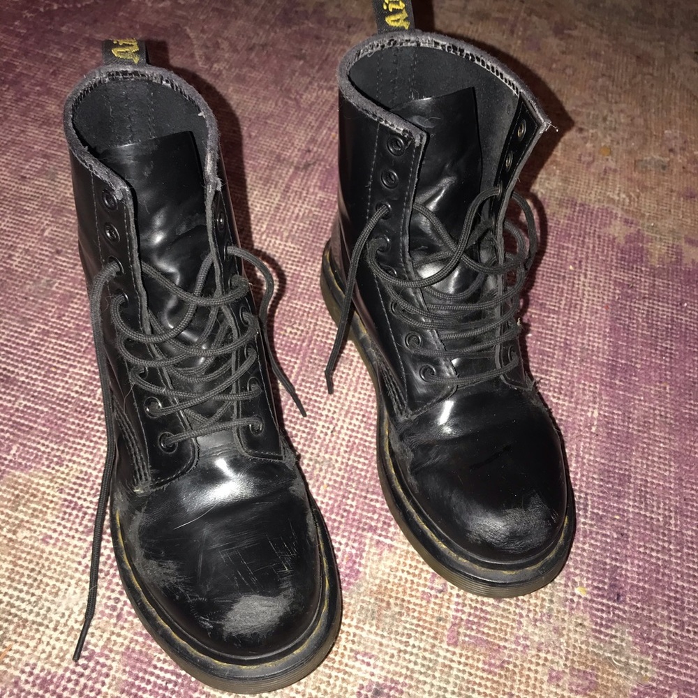 Black Dr Martens boots